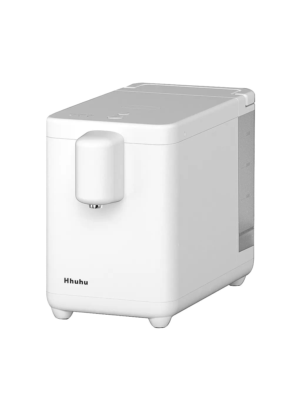 Three-quarter view of the Hhuhu hydrogen-water machine
