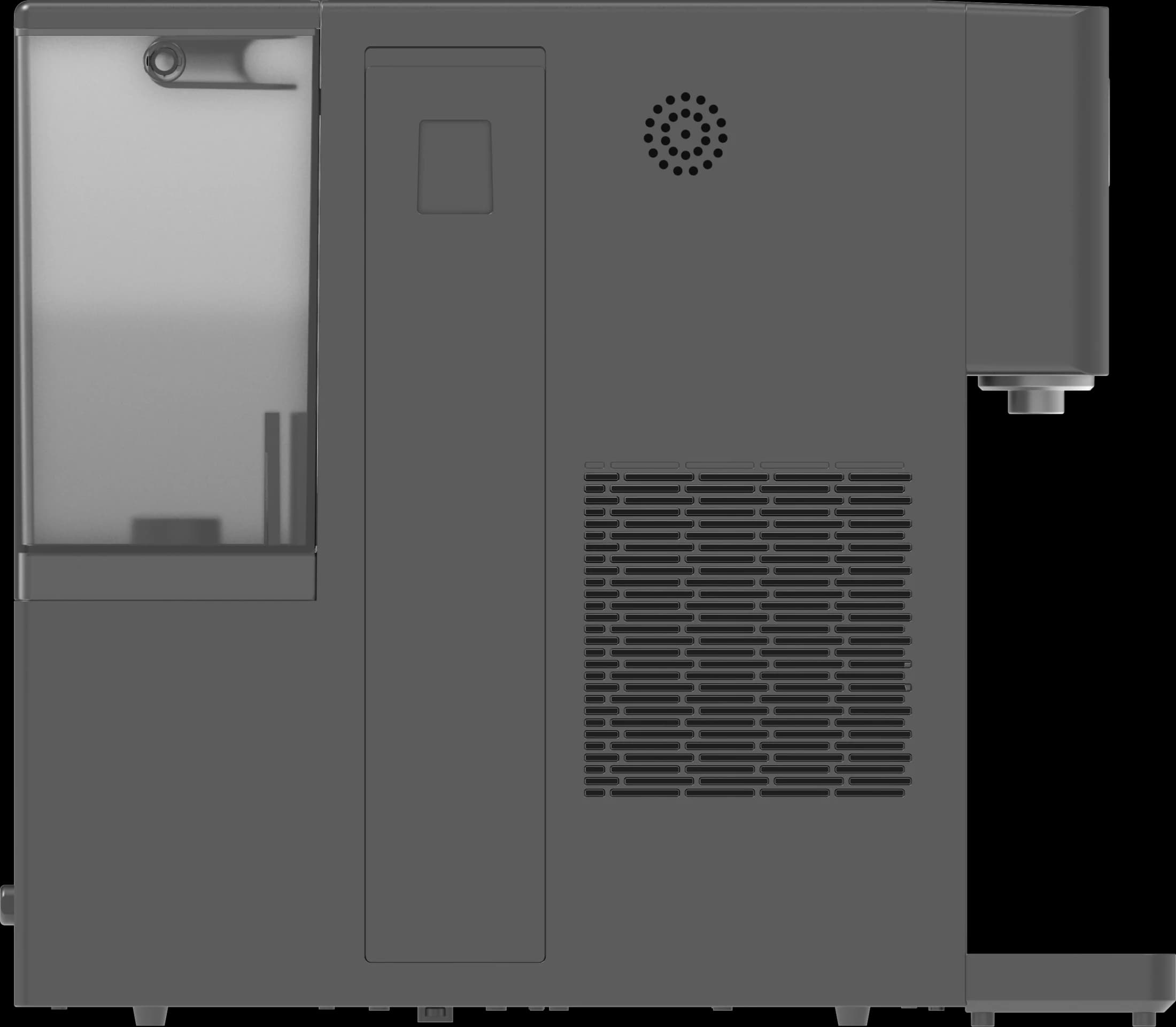 Left side profile of the Graphite Grey Velta HydroSpark+