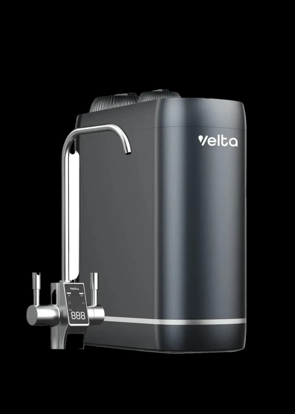 HydroView+ under-sink purifier and dual-outlet faucet