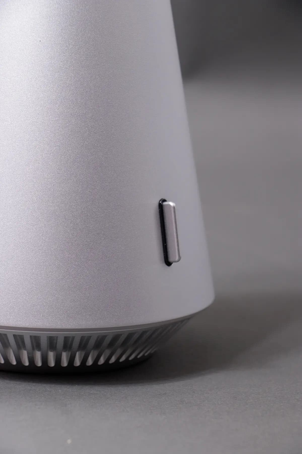 Finished metal body of the Velta ScentStudio diffuser